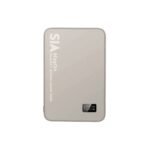 بنك الطاقة المغناطيسي SIA MagOn – سعة 5000mAh – تيتانيوم طبيعي