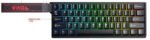 ⁦لوحة مفاتيح الألعاب AULA WIN60HE – سلكية – 61 مفتاح – RGB بنسبة 65% – تصميم Gasket – مفاتيح مغناطيسية Greywood – أسود⁩ - الصورة ⁦2⁩