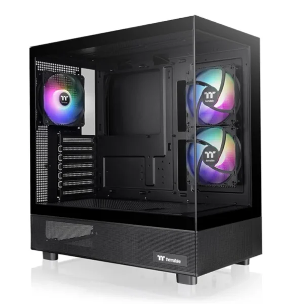 Thermaltake View 270 TG ARGB Mid Tower PC Case – Black, 3-Fan