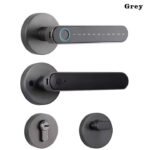 ⁦Digital Door Lock Model Y1604L for Door thickness: 30-55mm, unlock by Tuya Bluetooth/ Password / Fingerprint / key⁩ - الصورة ⁦2⁩