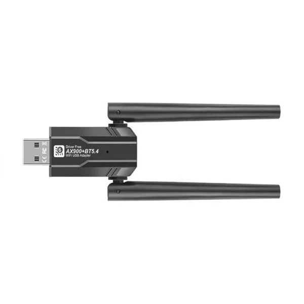 USB WiFi 6 AX900 BT5.4 Dual Mode Wireless Bluetooth Adapter