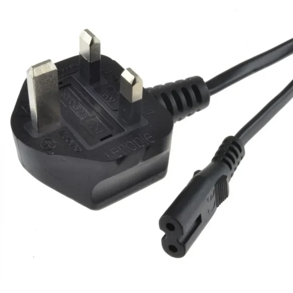 Power Cable, Electricity Charger Cord, 2Pin – 1.5m