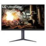 LG 32″ GS75Q UltraGear 2K 180Hz 1ms IPS HDR400 Rotatable Adjustable Gaming Monitor
