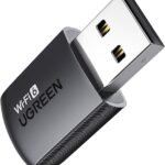 محول UGREEN AX900 USB WiFi 6 ثنائي النطاق 5GHz و 2.4GHz (CM762 – 35264)