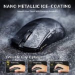 ⁦ATTACK SHARK R11 Ultra Carbon Fiber Wireless 8K Gaming Mouse (PAW3950MAX) up to 42000 DPI - Forged Black⁩ - الصورة ⁦3⁩