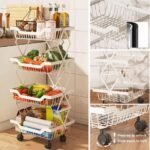 4 Layer Adjustable Foldable Movable Storage Rack for Kitchen Use - Level UpLevel UpSmart Devices501668
