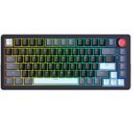 Sades Skyblade 82 82 Key Compact layout 75% with immersive RGB & Multi-Function Knob Wireless mechanical Gaming keyboard - Black (English Layout)