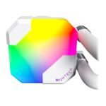 ⁦Montech HyperFlow ARGB 240 AIO 240mm CPU Cooling System, White⁩ - الصورة ⁦3⁩
