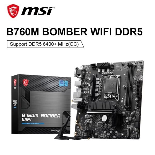MSI B760M BOMBER WiFi mATX Motherboard