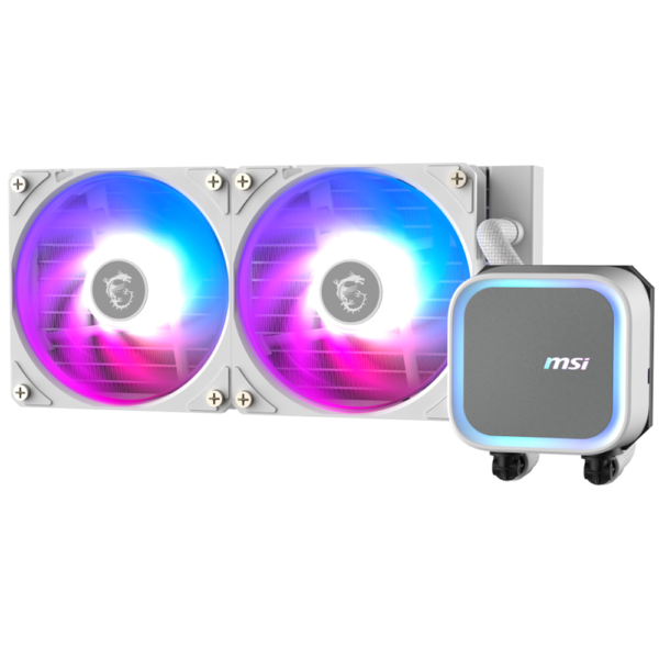 MSI MAG CORELIQUID A13 240 CPU Liquid Cooler – White