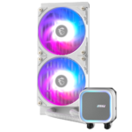 ⁦MSI MAG CORELIQUID A13 240 CPU Liquid Cooler – White⁩ - الصورة ⁦2⁩