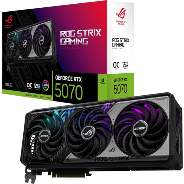 ASUS 12GB ROG Strix GeForce RTX 5070 GDDR7 OC Edition VGA Graphic Card