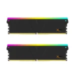 V-Color 32GB 6000MHz DDR5 Manta XSky RGB Desktop RAM Kit CL30, (16GB x2) Black