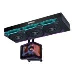 Lian Li HydroShift II OLED Curved 360TL AIO Liquid CPU Cooler 6.67″ Display (Black)