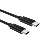 كابل Choetech CC0002 شحن ونقل بيانات USB-C إلى USB-C بقدرة 3 أمبير وطول 1 متر – أسود