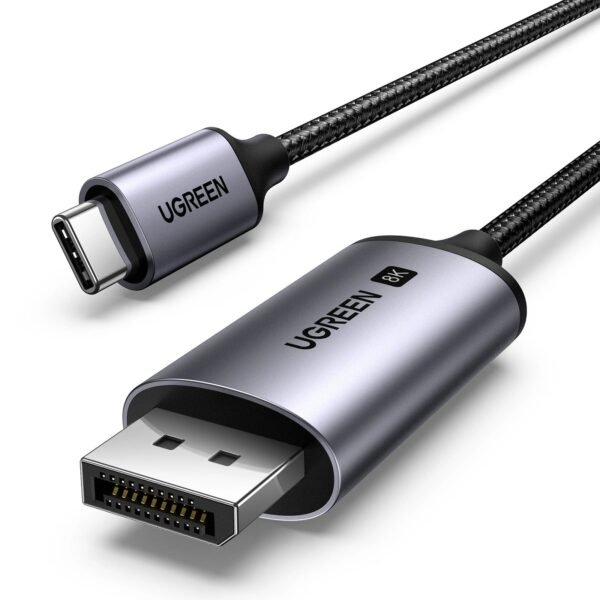 كابل UGREEN من USB-C إلى DisplayPort بطول 3 متر يدعم دقة 8K الموديل CM556 – 25839