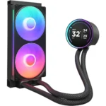 ⁦NZXT Kraken Elite 240 RGB – Black, 240mm AIO Liquid Cooler with 2.72″ IPS LCD & RGB⁩ - الصورة ⁦2⁩