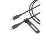 ⁦Anker 542 USB-C to Lightning Cable – Bio-Nylon – 6ft/1.8m -Black -A80B6H11⁩ - الصورة ⁦3⁩