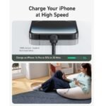 ⁦Anker 542 USB-C to Lightning Cable 30W -Bio-Nylon -3ft -Black -A80B5H11⁩ - الصورة ⁦6⁩