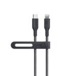 ⁦Anker 542 USB-C to Lightning Cable 30W -Bio-Nylon -3ft -Black -A80B5H11⁩ - الصورة ⁦2⁩