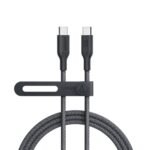 Anker USB-C to USB-C Cable 240W -Bio-Braided -3ft -Black -A80F5H11