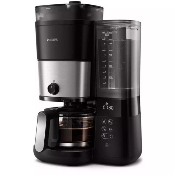فيليبس All-in-1 Brew ماكينة قهوة، 1.25 لتر، HD7900/50 – أسود