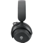 ⁦Alienware Pro Wireless Gaming Headset Dual Mic AI ANC (Active Noise Cancellation)  – Dark Side of the Moon⁩ - الصورة ⁦2⁩