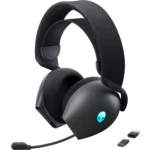 Alienware AW725H Tri Mode Wireless Gaming Headset (Fabric, Memory Foam) AI Noise Cancellation – Dark Side of the Moon