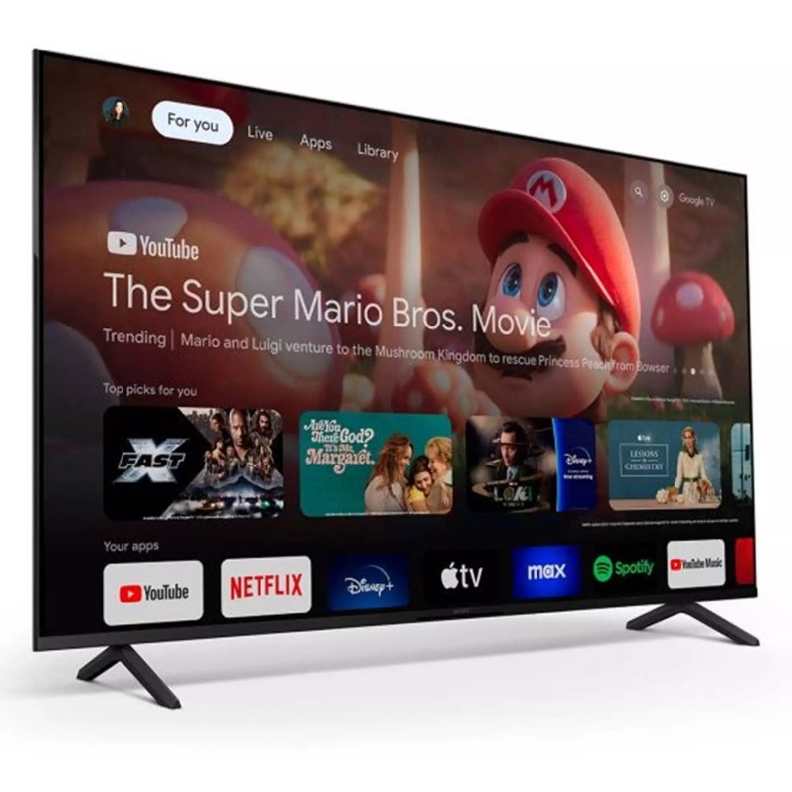 548495-06 سوني 65 بوصة Bravia 3 UHD Google TV، K-65S30 – أسود - الصورة 1