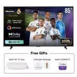تلفاز Hisense 85 بوصة QLED 4K ذكي 144Hz، 85Q71Q - Image 2