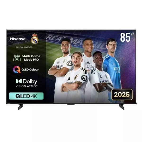تلفاز Hisense 85 بوصة QLED 4K ذكي 144Hz، 85Q71Q