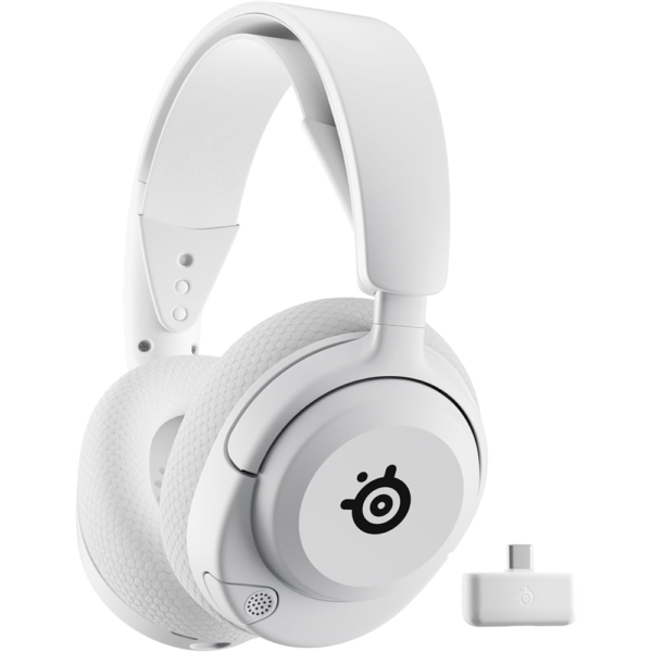 SteelSeries 61671 Arctis Nova 5 Wireless Gaming Headset – White, PC, PS5, PS4