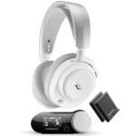 SteelSeries 61722 Arctis Nova Pro Omni Wireless Gaming Headset – White – PC, PlayStation, Xbox