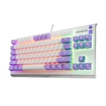 SteelSeries 64951 Apex 3 TKL Amethyst Gaming Keyboard – Tenkeyless, Whisper-Quiet Switches