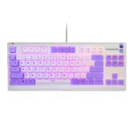 ⁦SteelSeries 64951 Apex 3 TKL Amethyst Gaming Keyboard – Tenkeyless, Whisper-Quiet Switches⁩ - الصورة ⁦2⁩