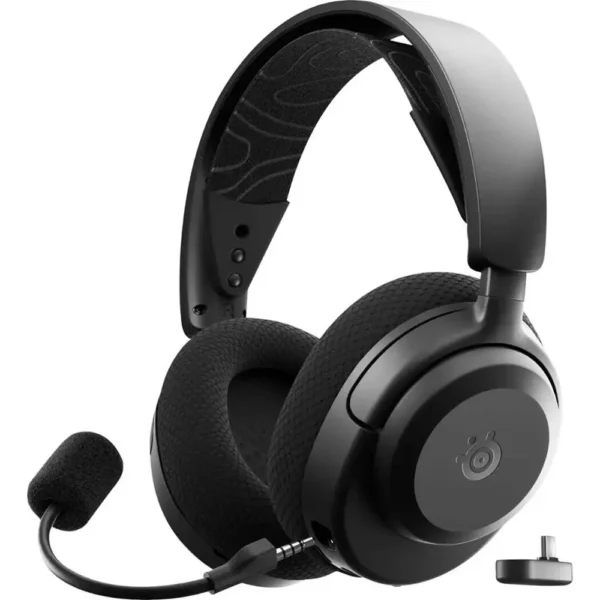 SteelSeries 61775 Arctis Nova 3 Wireless Gaming Headset – Black, PC, PS5, Multi-Platform