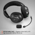 ⁦SteelSeries 61775 Arctis Nova 3 Wireless Gaming Headset – Black, PC, PS5, Multi-Platform⁩ - الصورة ⁦2⁩