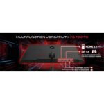 ⁦جيم اون شاشة ألعاب  GOES27FHD144IPS مقاس 27 بوصة، بدقة FHD، ومعدل تحديث 144 هرتز، وزمن استجابة 0.5 مللي ثانية، ومنفذ HDMI 2.1، وتقنية IPS سريعة، مسطحة - أسود⁩ - الصورة ⁦5⁩