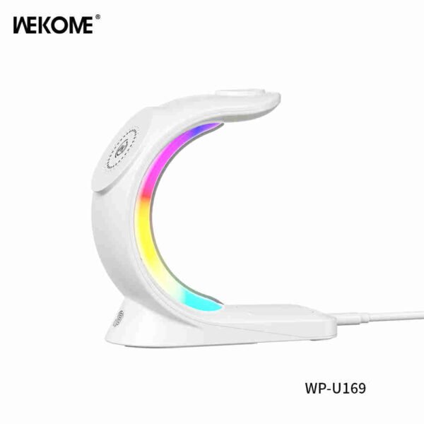 حامل شحن لاسلكي WEKOME WP-U169 - أبيض