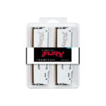 ⁦Kingston 64GB 6000MHz DDR5 Fury Beast RGB Desktop RAM Kit CL30, (32GB x2) White⁩ - الصورة ⁦2⁩