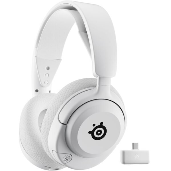 SteelSeries 61674 Arctis Nova 5P Wireless Gaming Headset – White, PC, PS5, PS4