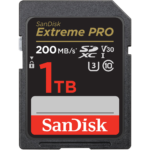 SanDisk 1TB Extreme PRO SD Card, 200MB/s