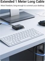 ⁦يوجرين موزع يو إس بي 3.0 بطول 1 متر - أسود⁩ - الصورة ⁦5⁩
