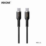 ⁦كيبل بيانات WEKOME WDC-11 Tint II Series من السيليكون الأصلي 100 واط تايب سي إلى تايب سي⁩ - الصورة ⁦3⁩