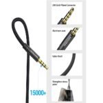 ⁦Vention BHBBG 3.5mm Audio Extension Cable, 1.5m (Cotton Braided)⁩ - الصورة ⁦2⁩