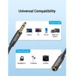 ⁦Vention BHBBI 3.5mm Audio Extension Cable, 3m (Cotton Braided)⁩ - الصورة ⁦3⁩