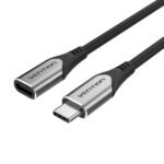 Vention TABHD USB-C 3.1 Male to Female Extension Cable (4K/PD/60W/5Gbps/3A), 0.5m, Grey