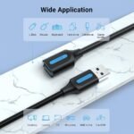 ⁦Vention CBHBG USB 3.0 Extension Cable, 1.5m⁩ - الصورة ⁦2⁩