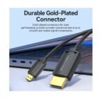 ⁦Vention 4K Mini HDMI to HDMI Cable AGHBI – 3M⁩ - الصورة ⁦4⁩