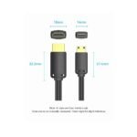 ⁦Vention AGHBG 4K Mini HDMI to HDMI Cable – 1.5M⁩ - الصورة ⁦5⁩